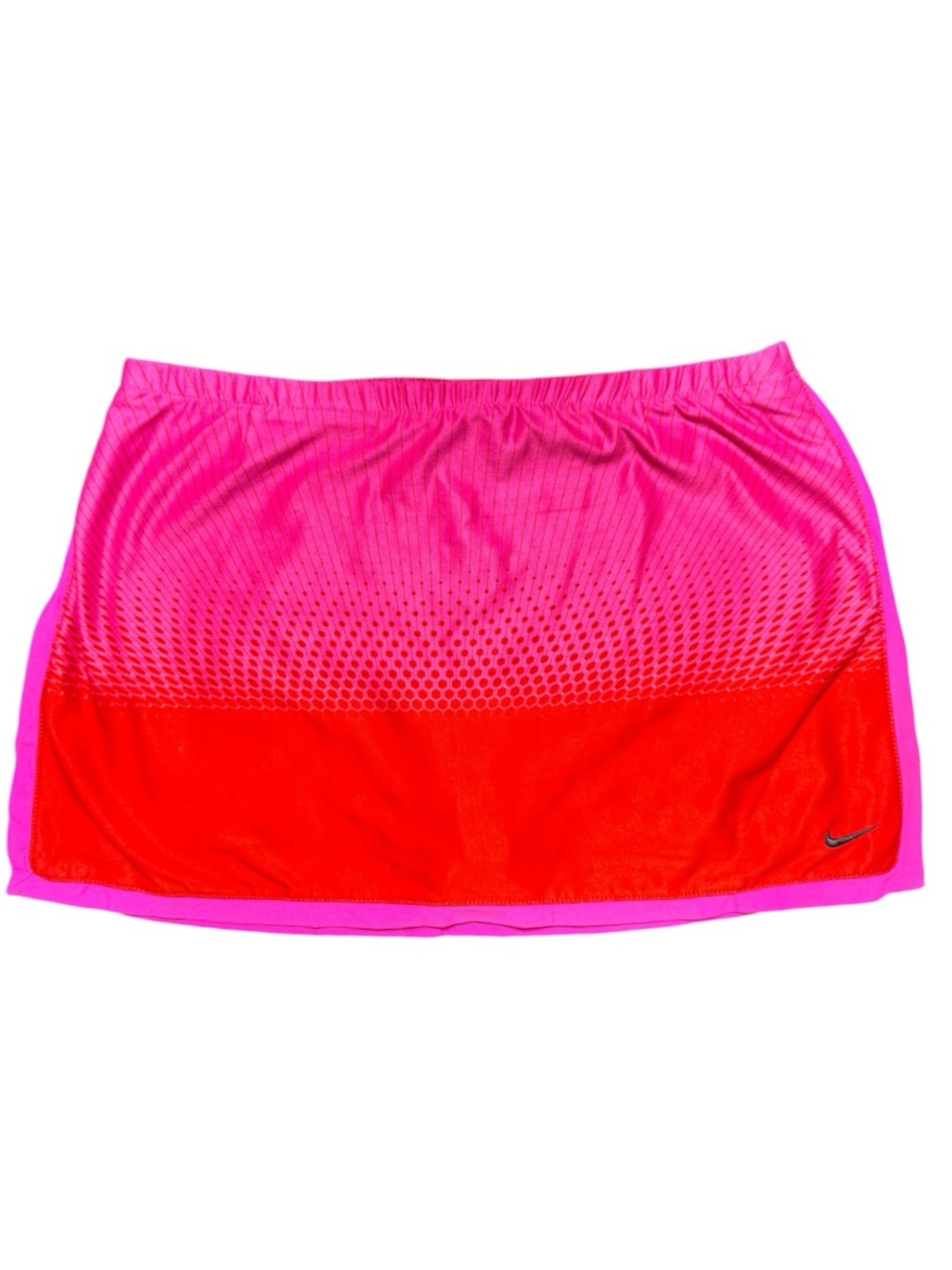 Y2K Nike Women’s Hot Pink + Red Geometric Print Tennis Skort Size Medium